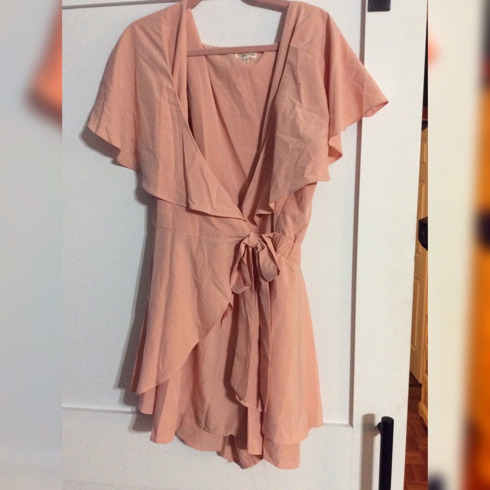 New 3X Peach Romper